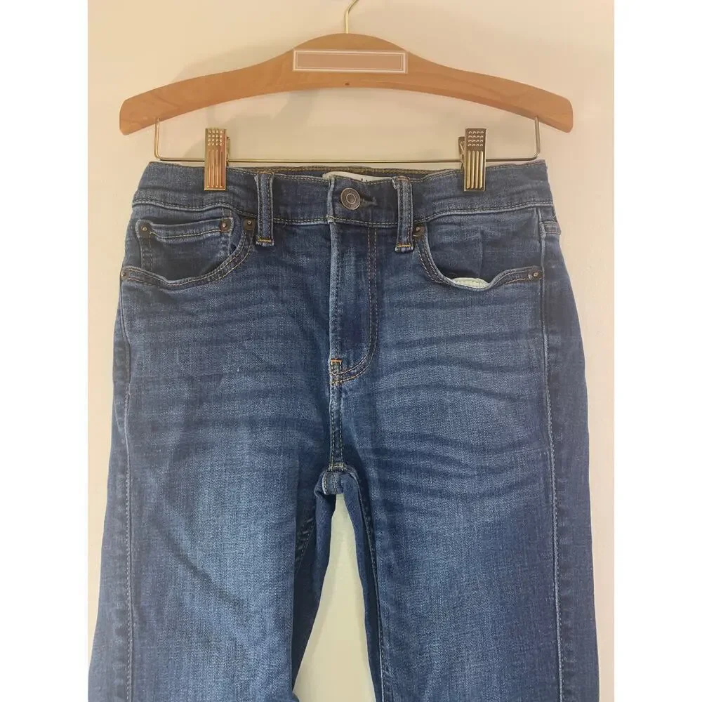 ABERCROMBIE KIDS Girl’s Adjustable Waist Skinny Jeans / Size: Slim 11-12